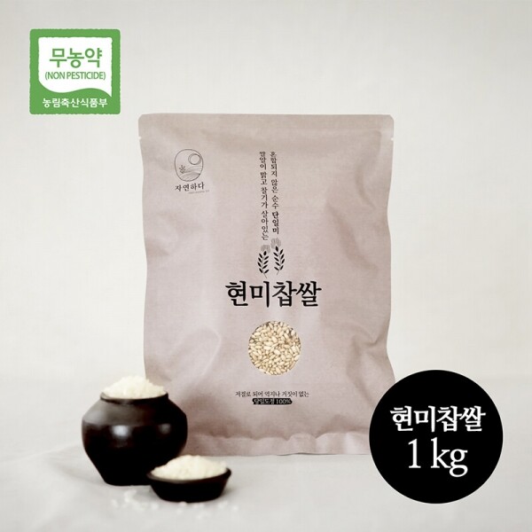 진주드림 쇼핑몰,[자연하다] 2024년 무농약 찹쌀/현미찹쌀(1㎏,5㎏)