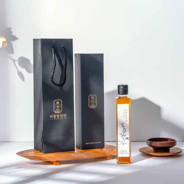 진주드림 쇼핑몰,[미광방앗간] 국산 참기름 들기름 200ml 300ml 1구 선물세트