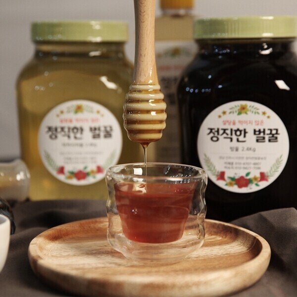 진주드림 쇼핑몰,[정직한 벌꿀농장] 아카시아꿀/야생화꿀/밤꿀/벌화분(1kg, 2.4kg)